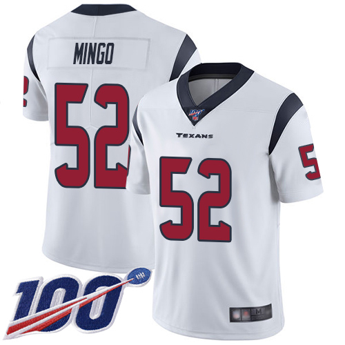 Houston Texans Limited White Men Barkevious Mingo Road Jersey NFL Football #52 100th Season Vapor Untouchable->houston texans->NFL Jersey
